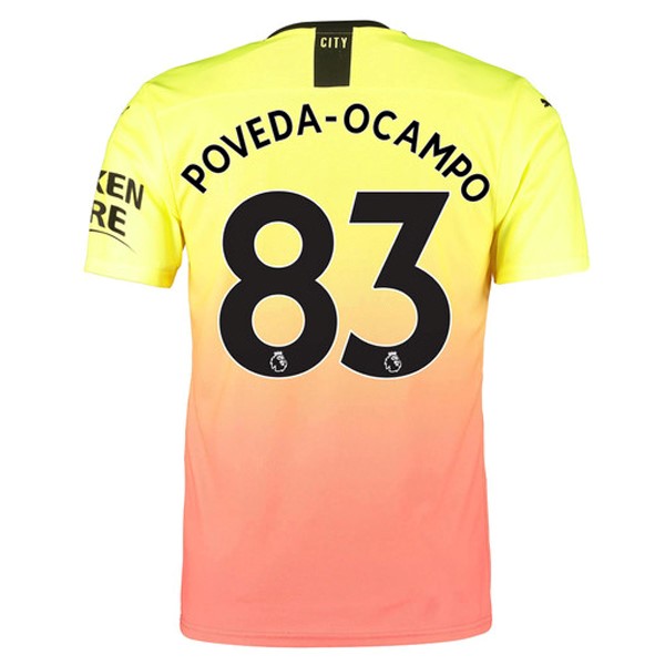 Camiseta Manchester City NO.83 Poveda Ocampo 3ª 2019/20 Naranja